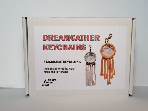 Dreamcatcher Keychain craft kit for kids and adults