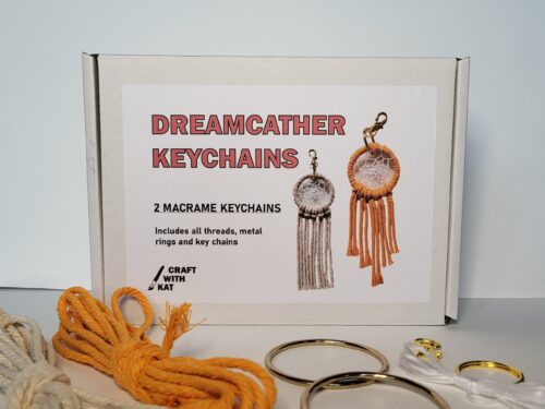 Dreamcatcher Keychain craft kit for kids and adults