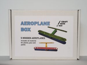 Aeroplane craft kit for kids and adults