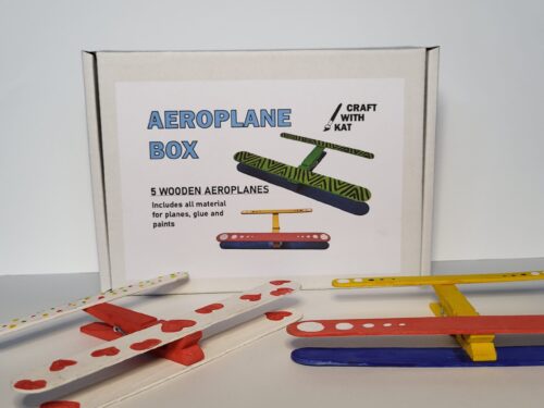 Aeroplane craft kit for kids and adults