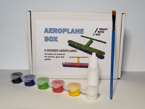 Aeroplane craft kit for kids and adults