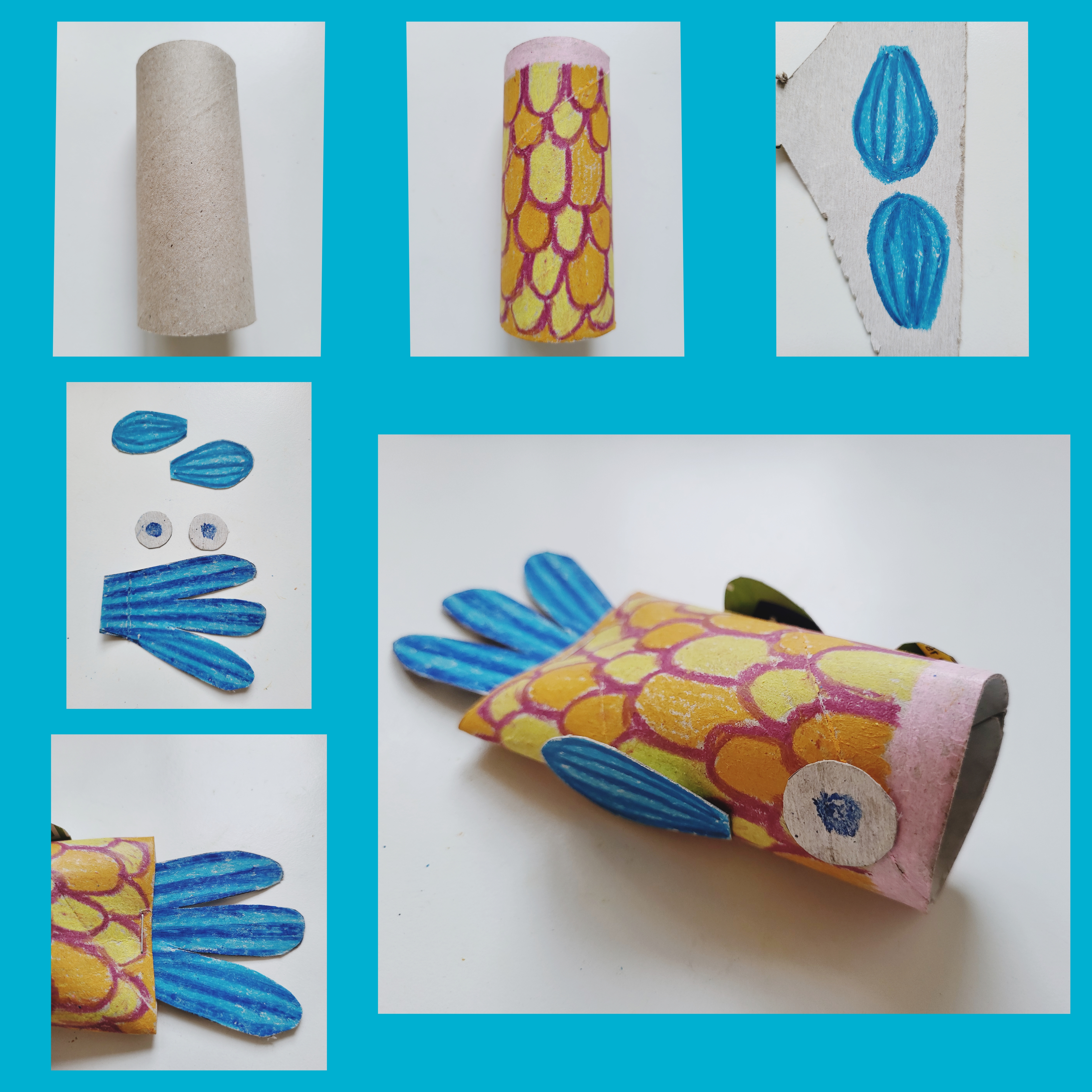 HOW TO MAKE A PAPER FISH - SUMMER CRAFTING