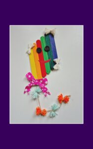 HOW TO MAKE A FLYING KIT CRAFT TO BRIGHTEN UP THE ROOM