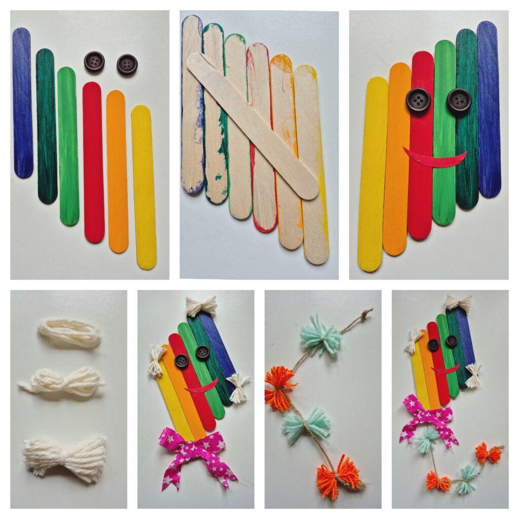 HOW TO MAKE A FLYING KIT CRAFT TO BRIGHTEN UP THE ROOM