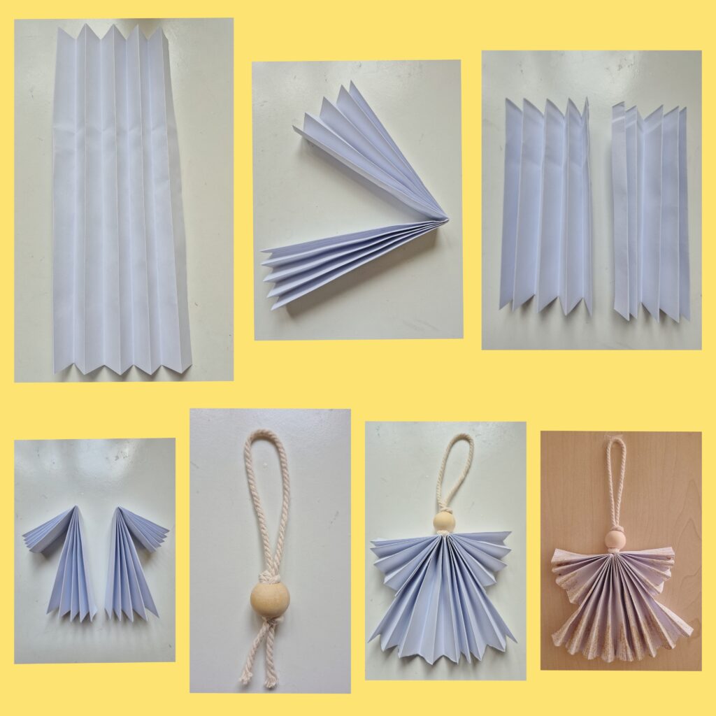 HOW TO MAKE AN ANGEL A CHRISTMAS TREE DECORATION