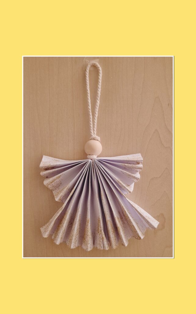 HOW TO MAKE AN ANGEL A CHRISTMAS TREE DECORATION