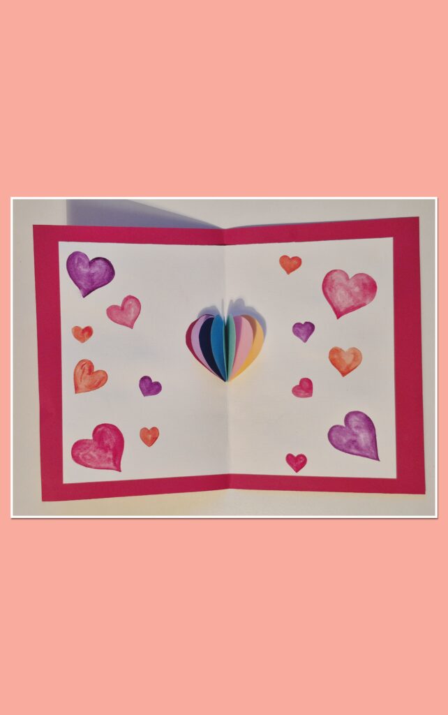 HOW TO MAKE A POP UP VALENTINE'S DAY CARD