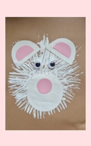 HOW TO MAKE A POLAR BEAR PAINTING WITH A FORK