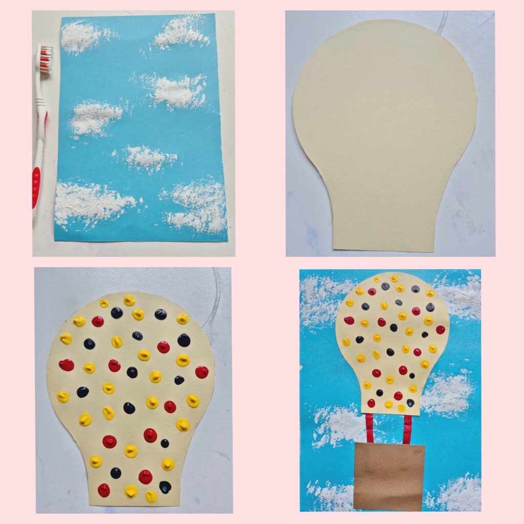 HOW TO MAKE A HOT AIR BALLONS IN THE SKY