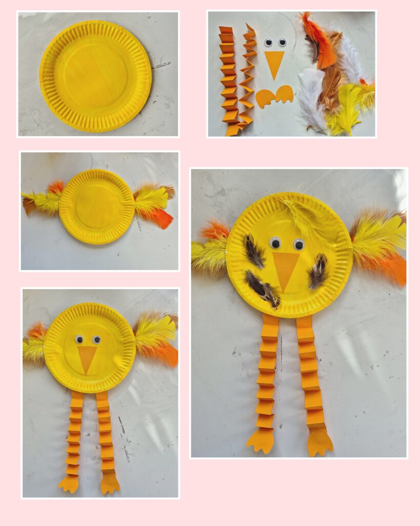 HOW TO MAKE AN EASTER CHICKEN - CRAFTING FOR KIDS