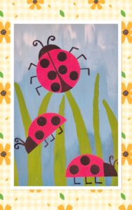 HOW TO PAINT A LADYBIRD GARDEN