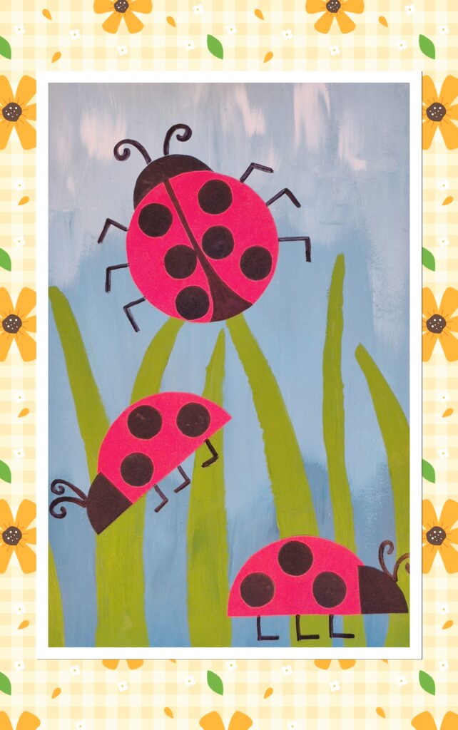 HOW TO PAINT A LADYBIRD GARDEN