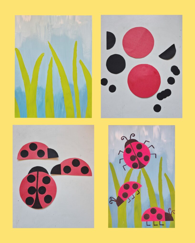 HOW TO PAINT A LADYBIRD GARDEN