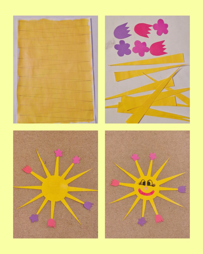 HOW TO MAKE A BLOOMING SUN